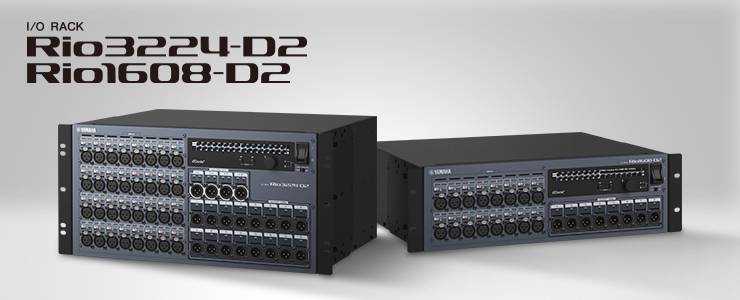 全新 Rio3224-D2 和 Rio1608-D2 Dante I/O 接口箱全面升级音质、可靠性以及可视化体验