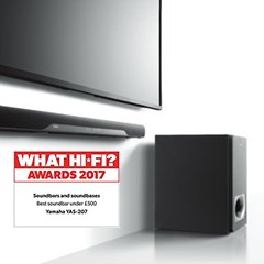 获奖信息：d88尊龙z6搭载DTS Virtual:X?技术的新款回音壁YAS-207 荣获What Hi-Fi?五星好评